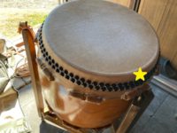 太鼓の脚